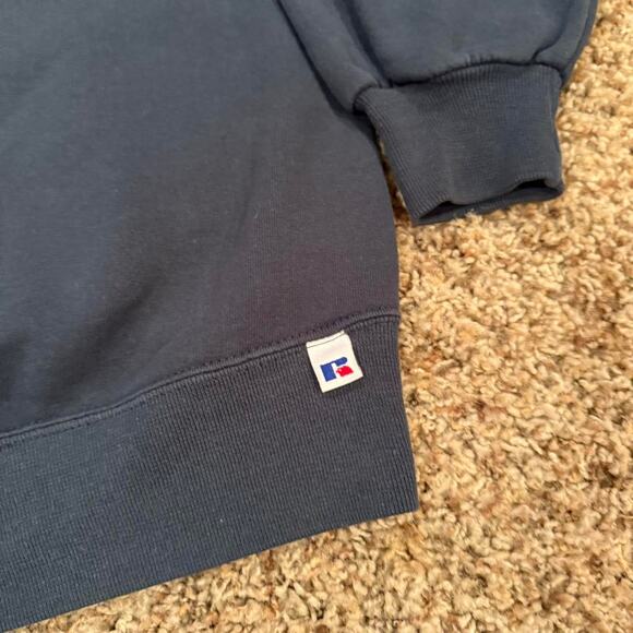 Vintage 90s Russell Athletic Blank Sweatshirt Men's V-Stitch Crew Neck - Picture 4 of 8